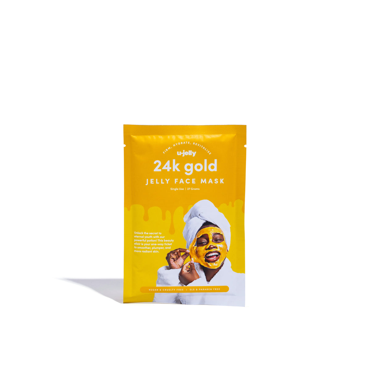 24k Gold Jelly Face Mask (Single Serve Sachet)