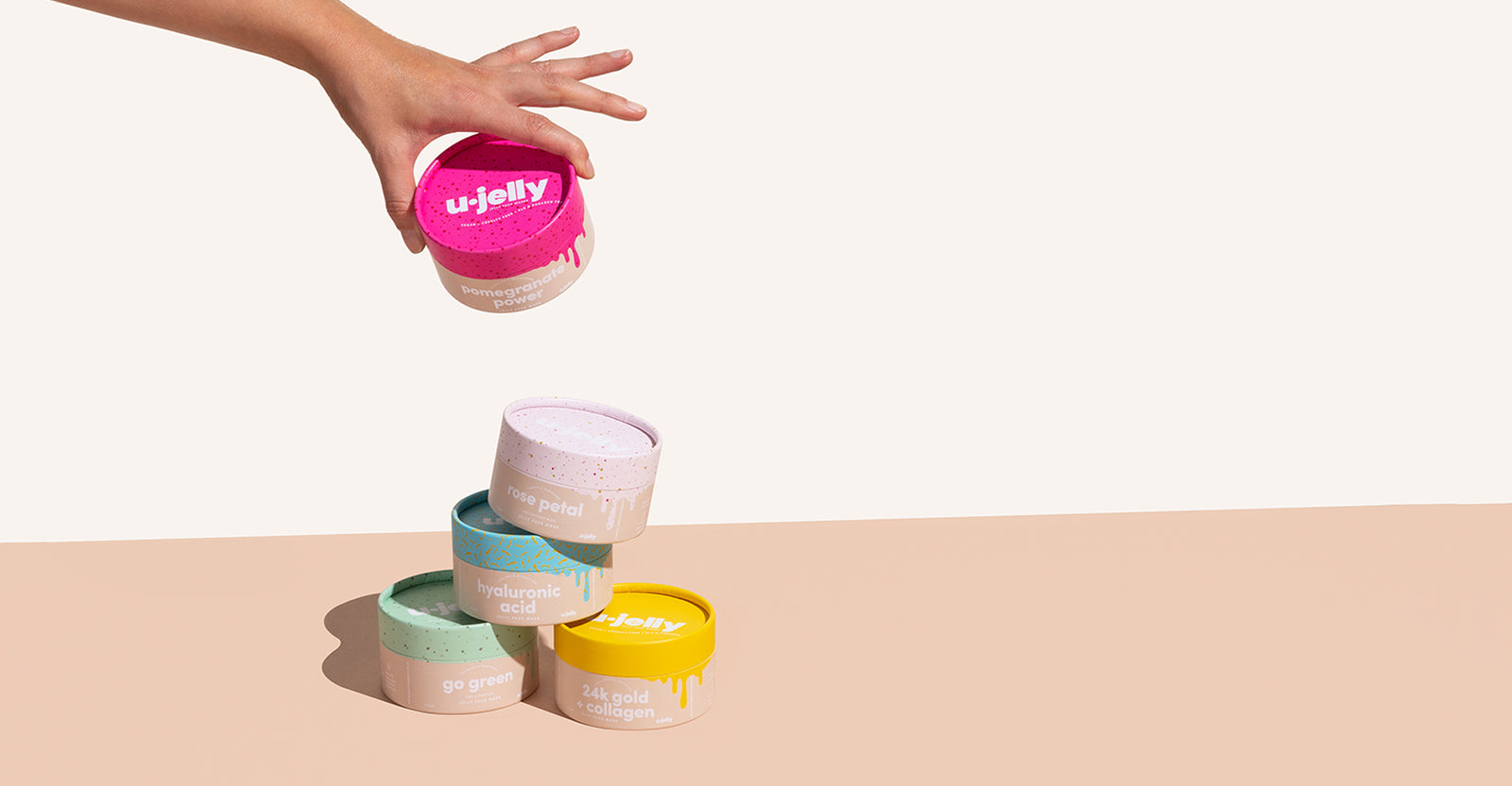 Hydrojelly face masks